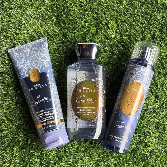 DISNEY PRINCESS Cinderella Body Cream Body Wash Fragrance Mist Limited Edition - Picture 1 of 5